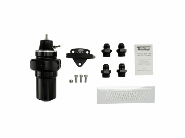 Turbosmart - FPRF8 Black – Fuel Pressure Regulator + Filter