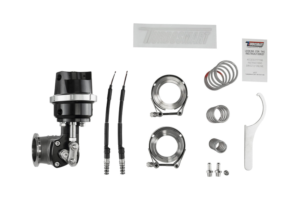 Turbosmart - Compressed Gas (CO2) StraightGate40 – Inbuilt Solenoids – 7PSI Black (Control In Cap CO2 Boost Control)
