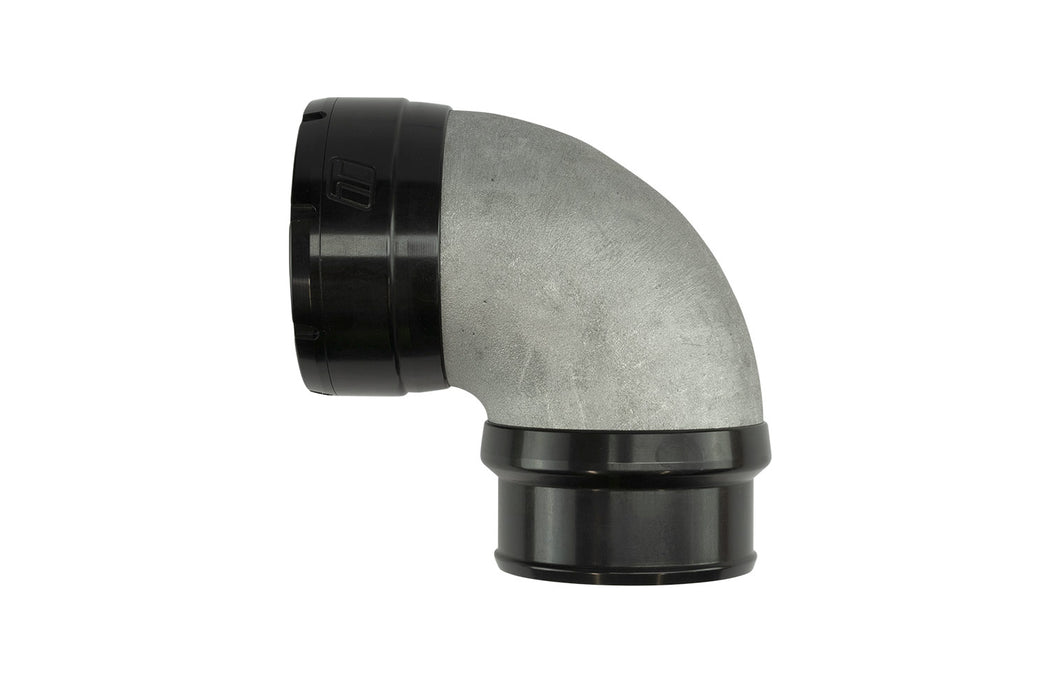 Turbosmart - LockSleeve Turbo Adapter Compressor Outlet 2.50″ to 90 Elbow Hose Barb 2.50″