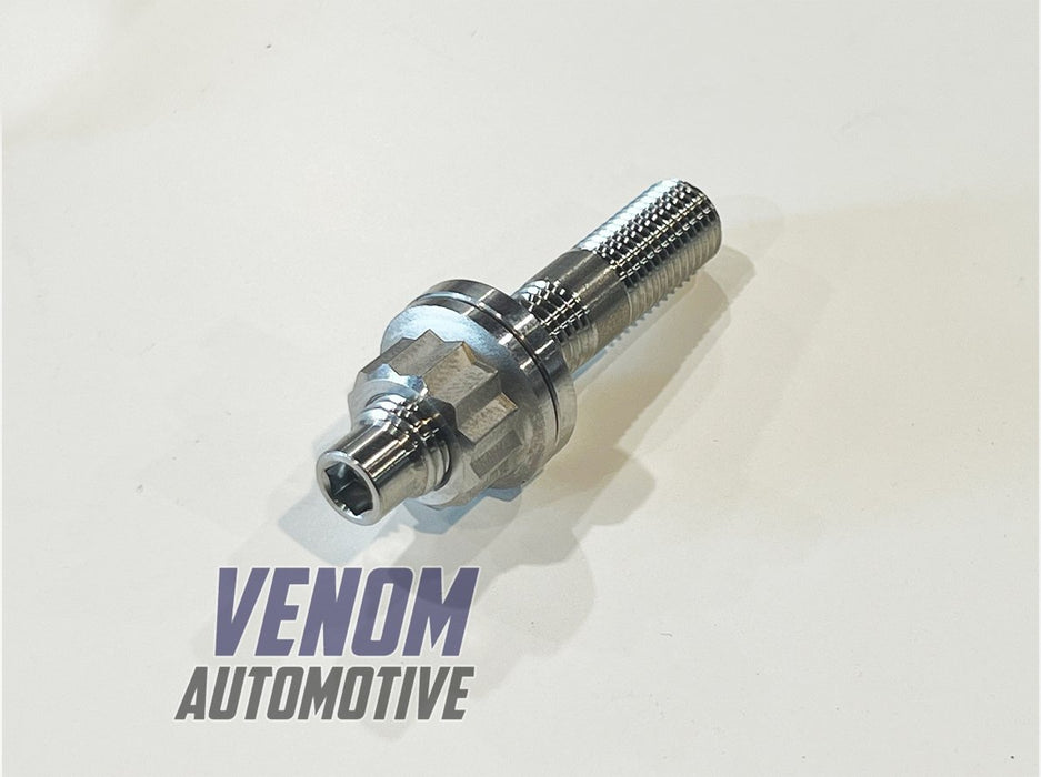 Venom Automotive - Toyota 2JZ-GTE مجموعة مشعب سحب التيتانيوم والجوز والغسالة