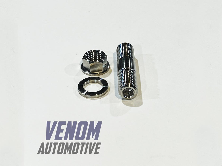 Venom Automotive - Universal Titanium Turbo Manifold Stud, Nut & Washer Kit