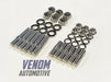 Venom Automotive - Ford Barra Titanium Exhaust Manifold Stud, Nut & Washer Kit - Goleby's Parts | Goleby's Parts