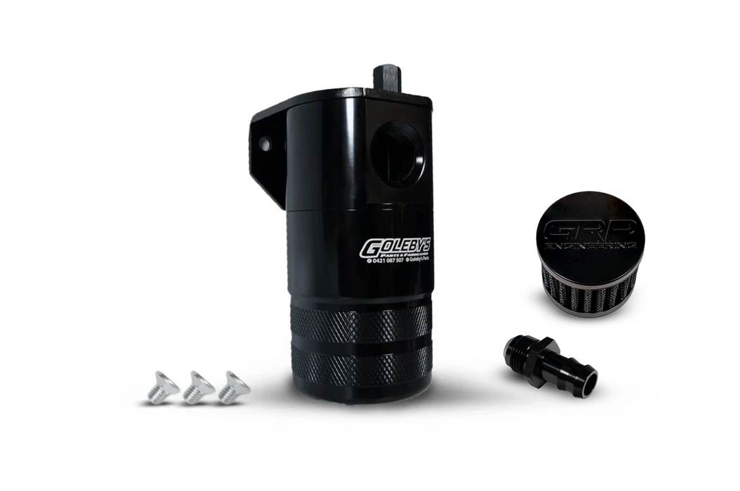 Goleby's Parts - Single Billet Baffled Catch Can