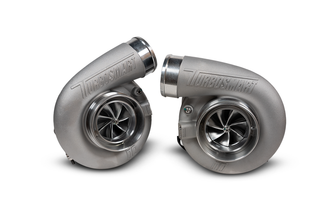 Turbosmart - Oil Cooled 8280 Twin Turbos Mirrored