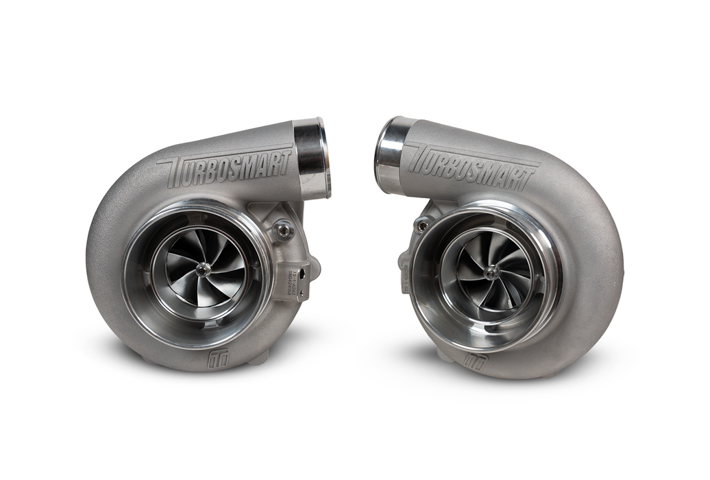 Turbosmart - Oil Cooled 5862 Twin Turbos Mirrored