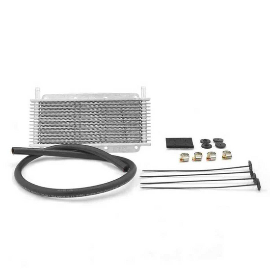 PWR - Universal Trans Oil Cooler Kit - 280 x 110 x 19mm (3/8" Hose Barb)