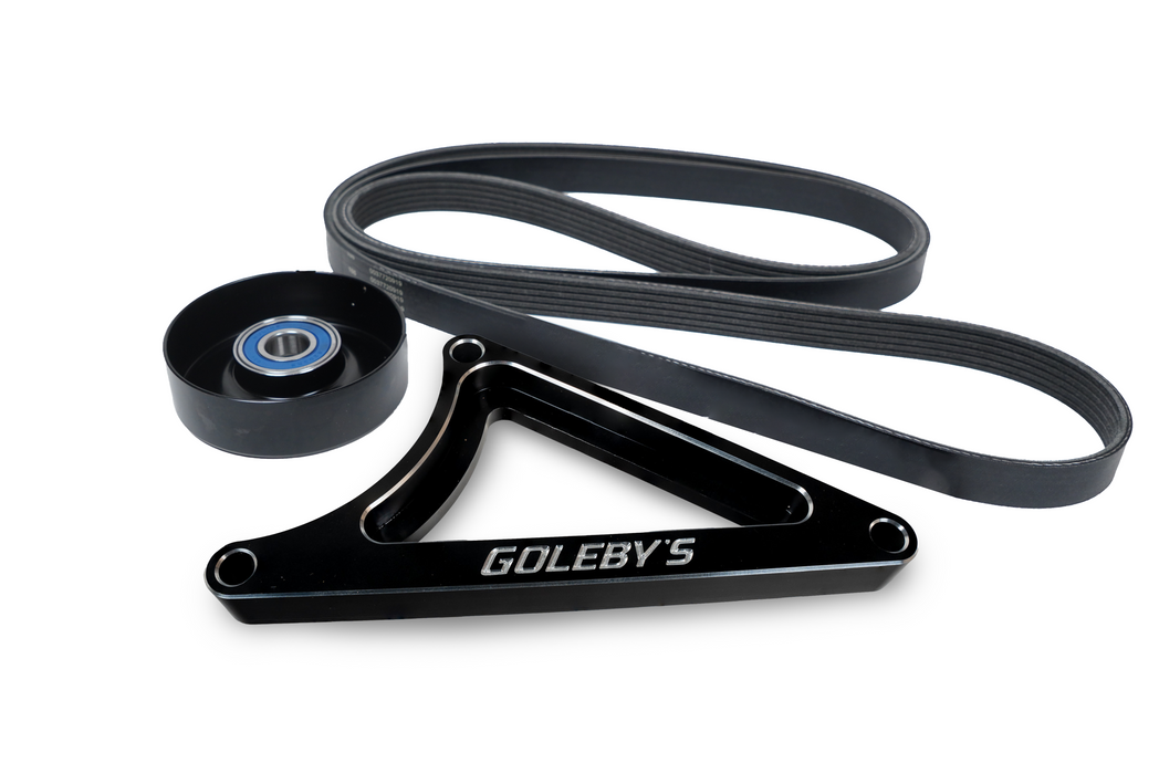 Goleby's Parts - 1JZ/2JZ Billet Air Conditioning Delete Bracket Kit