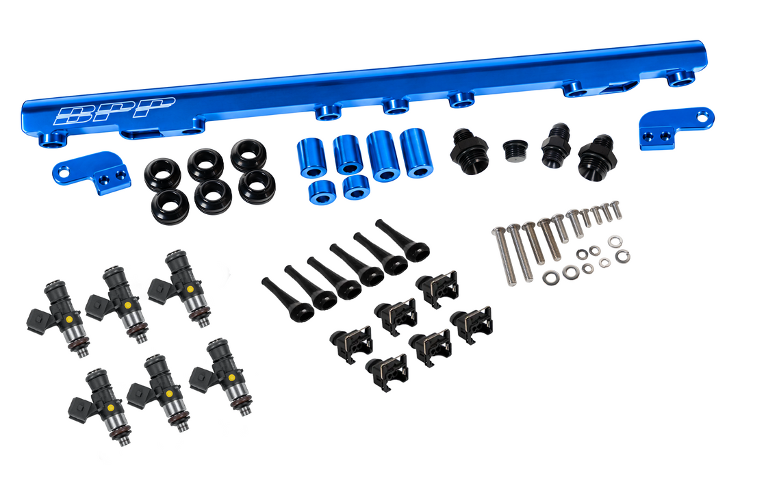 BPP Fuel Rail Kit & Bosch 1650cc Injectors to suit RB25 R33 (Non-Neo)