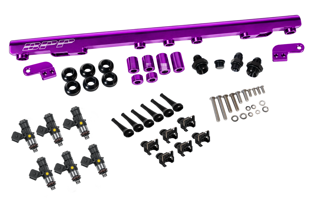 BPP Fuel Rail Kit & Bosch 1650cc Injectors to suit RB25 R33 (Non-Neo)