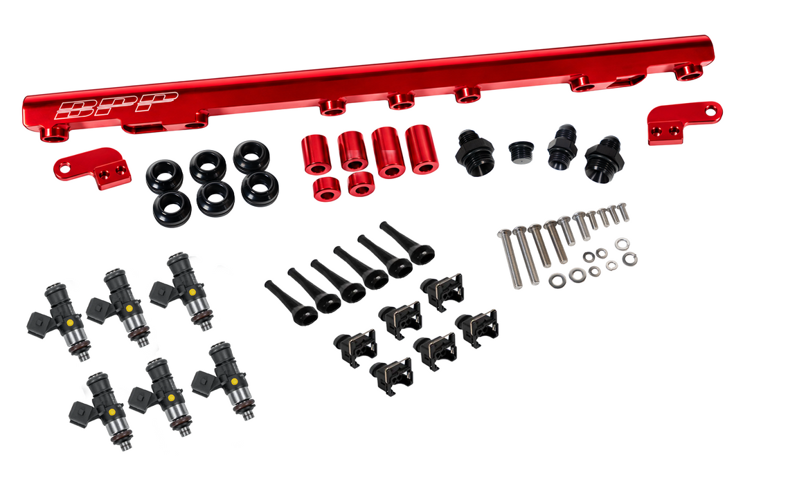 BPP Fuel Rail Kit & Bosch 1650cc Injectors to suit RB25 R33 (Non-Neo)