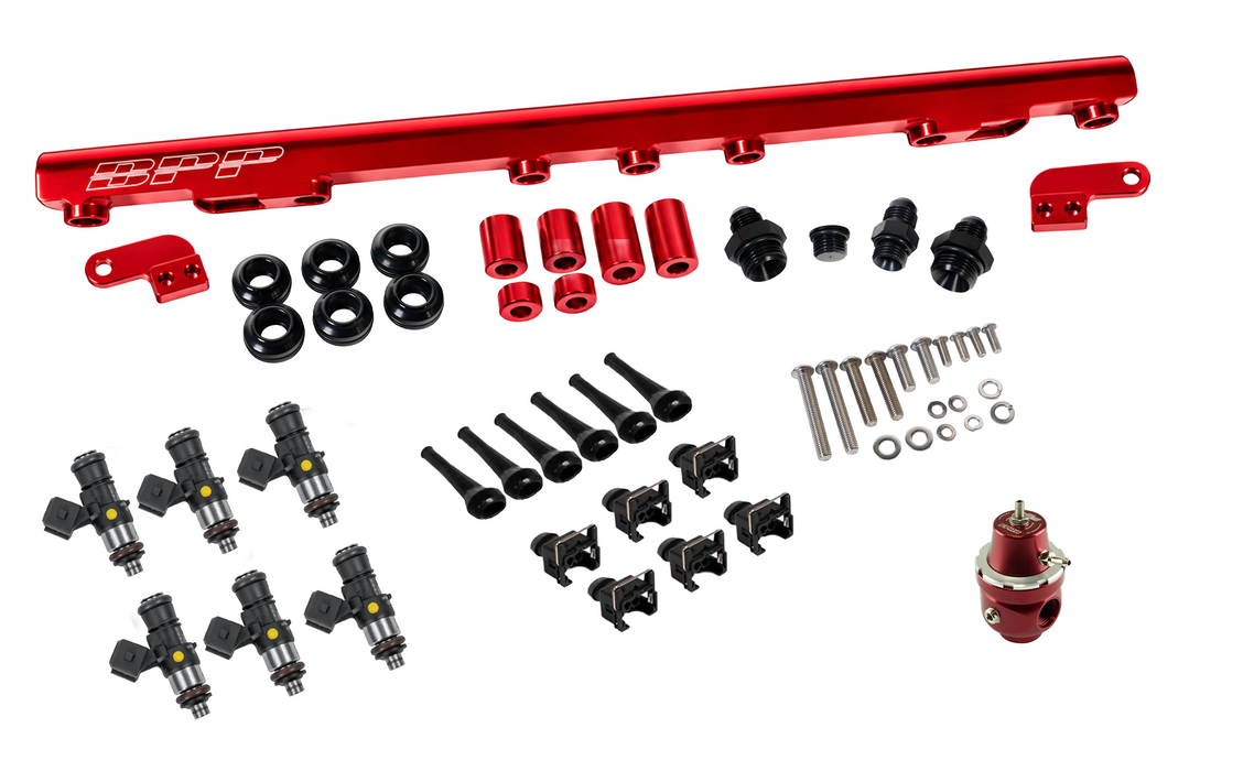 BPP Fuel Rail Kit & Bosch 1650cc Injectors to suit RB25 R33 (Non-Neo)
