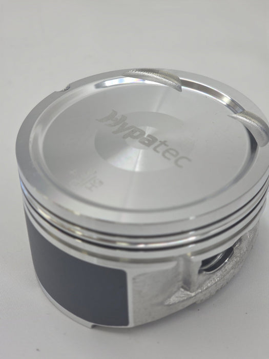 Atomic - Hypatec Cast Pistons – Ford Barra DOHC | 12cc Dish | Floating Pins | Coated Skirts