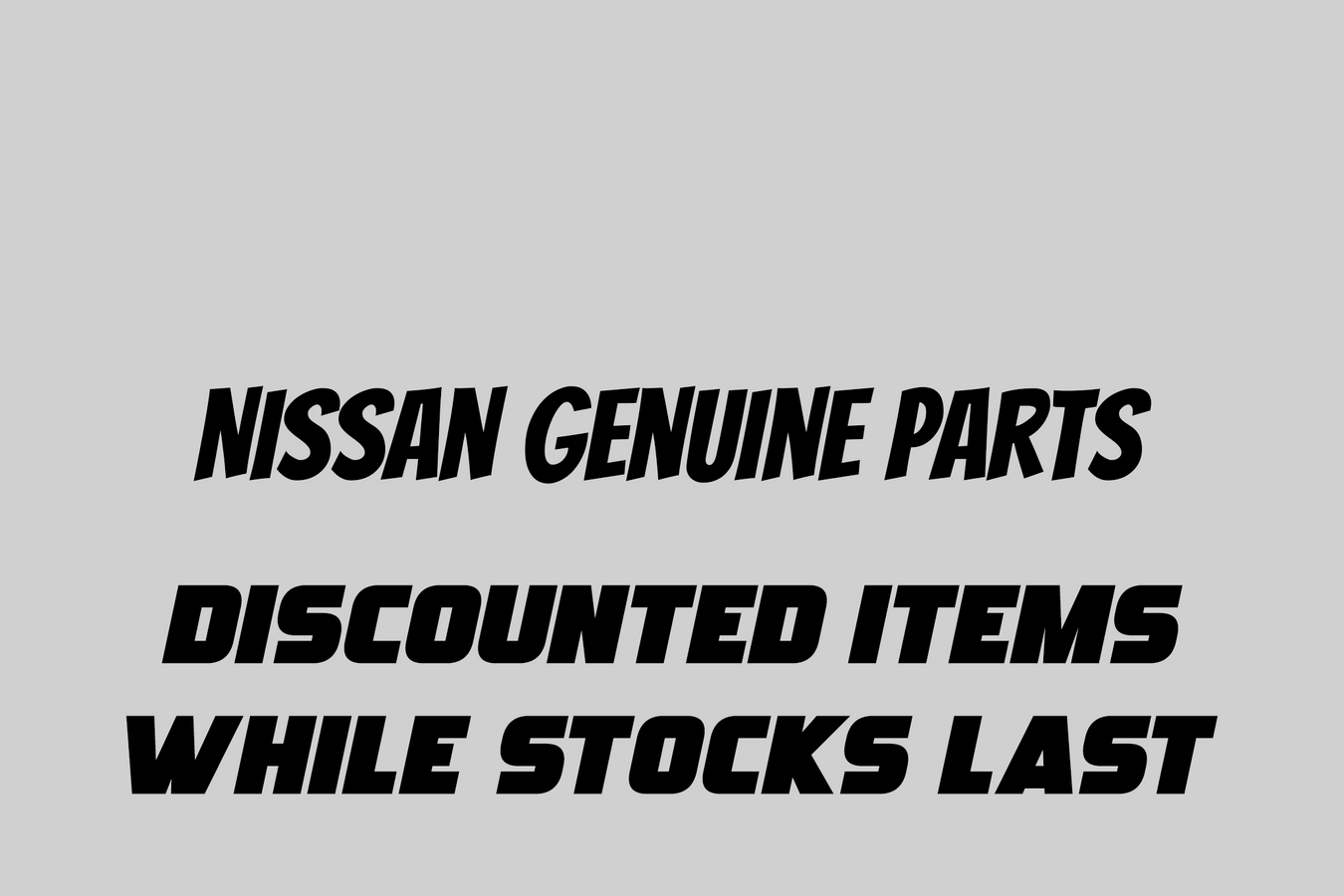 Nissan Genuine Components | Goleby's Parts