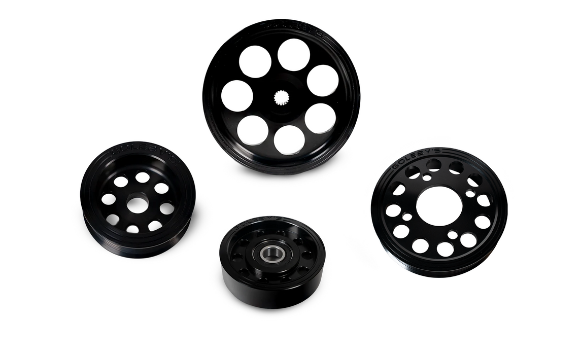 Goleby's Parts - 1JZ/2JZ 4 Piece Premium Billet Pulley Kit