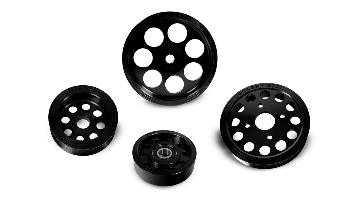 Goleby's Parts - 1JZ/2JZ 4 Piece Premium Billet Pulley Kit