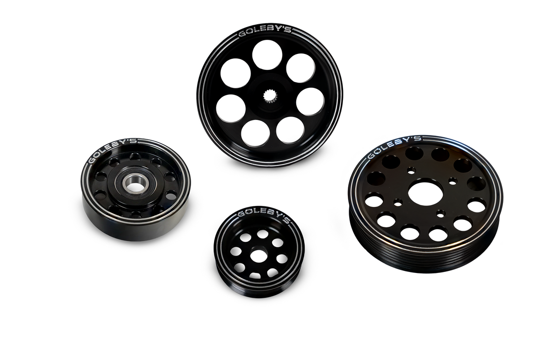 Goleby's Parts - 1JZ/2JZ 4 Piece Premium Billet Pulley Kit