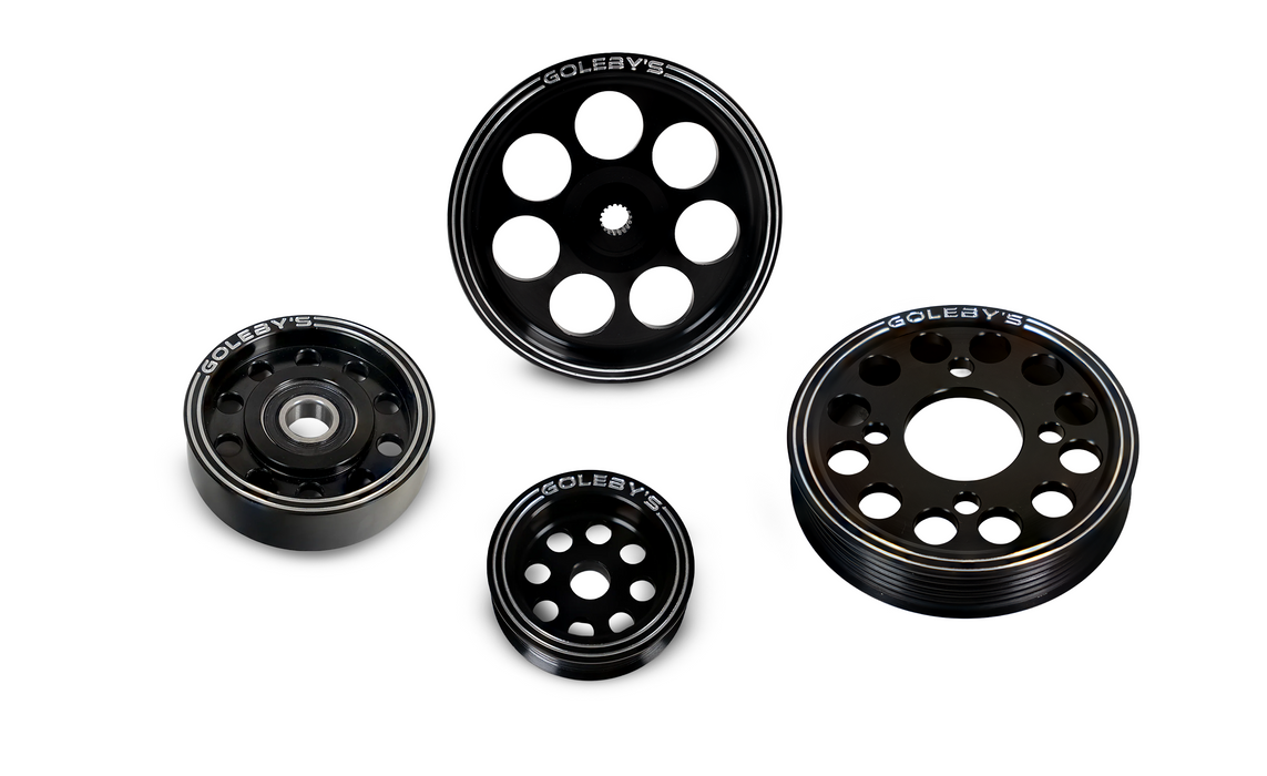 Goleby's Parts - 1JZ/2JZ 4 Piece Premium Billet Pulley Kit