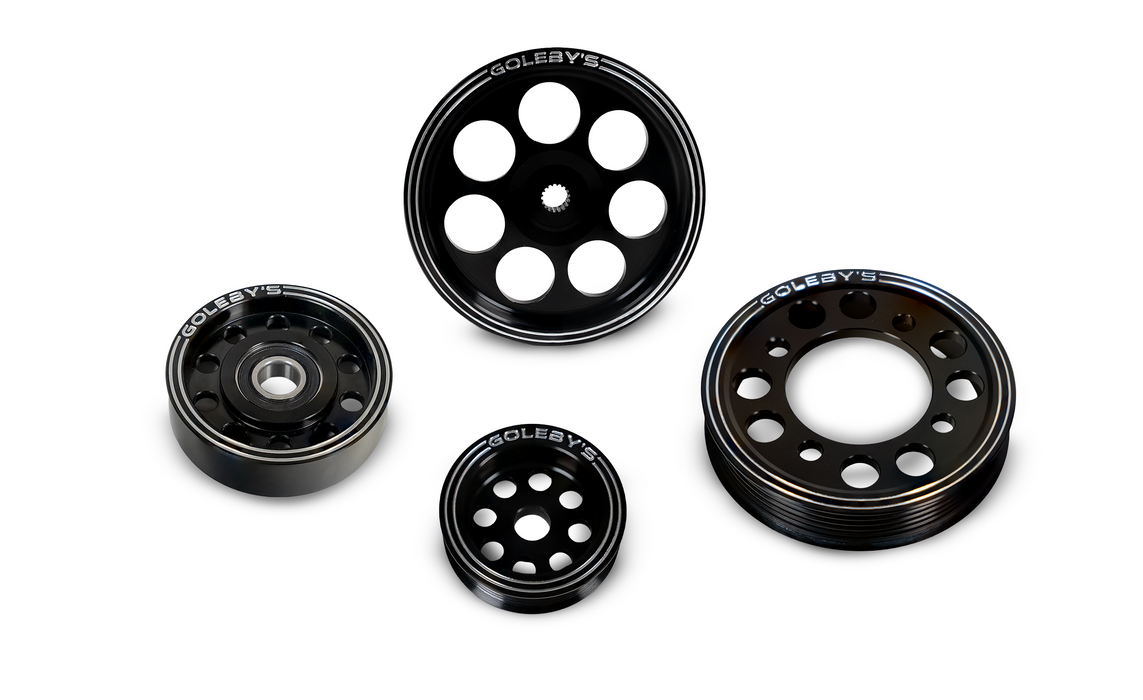 Goleby's Parts - 1JZ/2JZ 4 Piece Premium Billet Pulley Kit