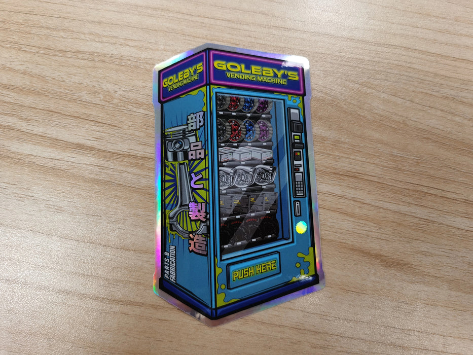 Goleby's Parts - Vending Machine Slap Sticker