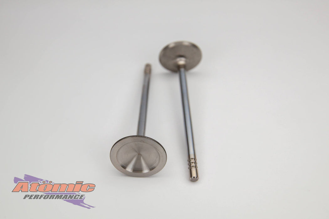 Atomic Stainless Steel Intake Valve – Ford Barra DOHC | +0.5mm Oversize | 35.5mm Head | Multi-Groove | 214-N Stainless
