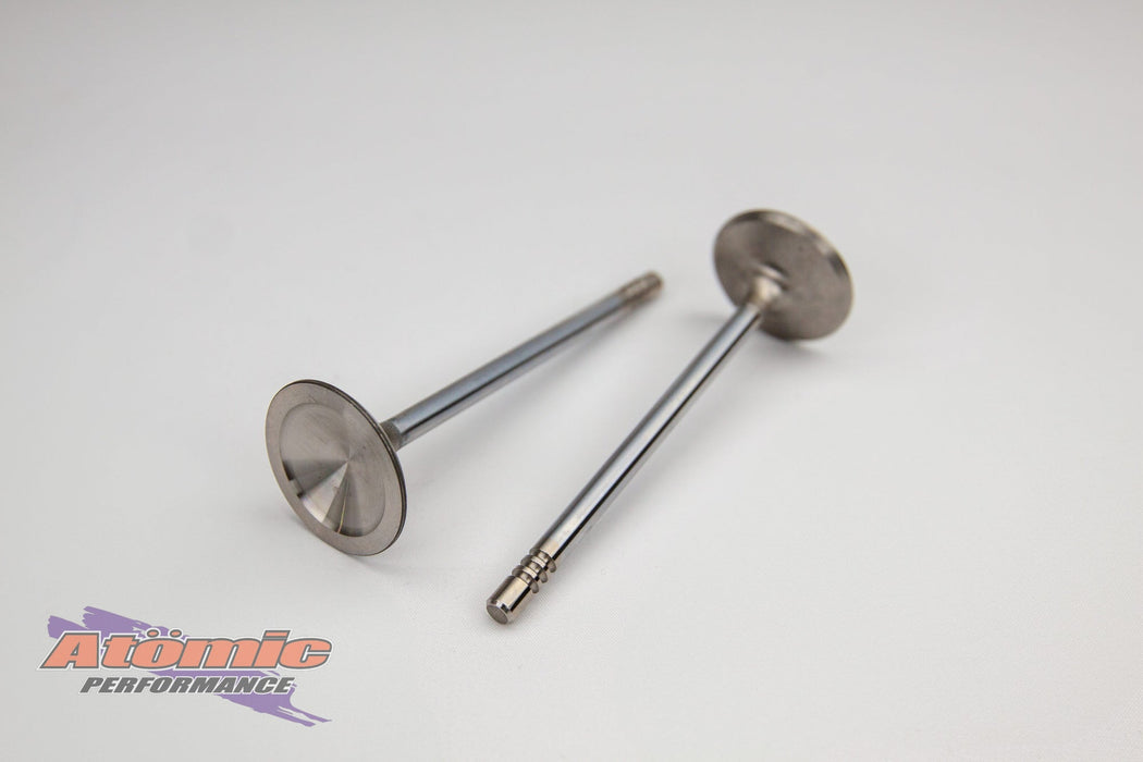 Atomic Stainless Steel Intake Valve – Ford Barra DOHC | +0.5mm Oversize | 35.5mm Head | Multi-Groove | 214-N Stainless