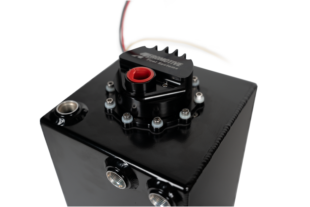 Goleby's Parts - High HP Surge Tank + Aeromotive 5.0 GPM Brushless In-Tank Fuel Pump with True Variable Speed Controller