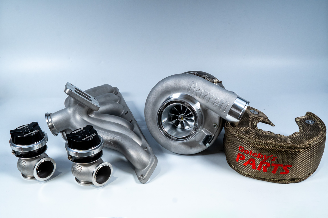 Toyota 2JZ-GE Garrett G40 Turbo Kit, Artec Manifold, 2x Turbosmart Wastegates - Goleby's Parts | Goleby's Parts