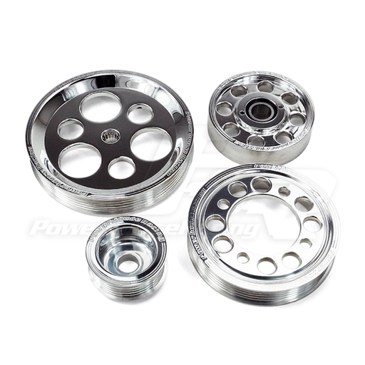 PHR - 1JZ/2JZ Non-VVTi 4 Piece Billet Aluminum Pulley Kit W/Idler - Goleby's Parts | Goleby's Parts