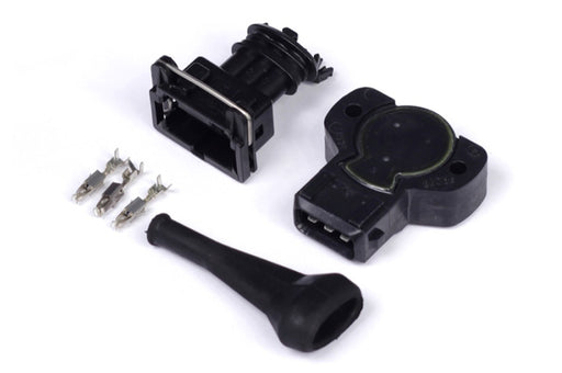 Haltech Throttle Position Sensor - Black CCW Rotation 8mm D-Shaft - Goleby's Parts | Goleby's Parts
