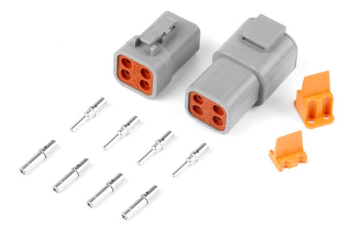 Haltech Plug and Pins Only - Matching Set of Deutsch DTP-4 Connectors (25 Amp) - Goleby's Parts | Goleby's Parts